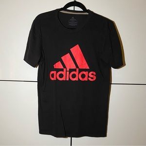 Adidas Climalite Logo Men’s T-Shirt Black/Red Medium
